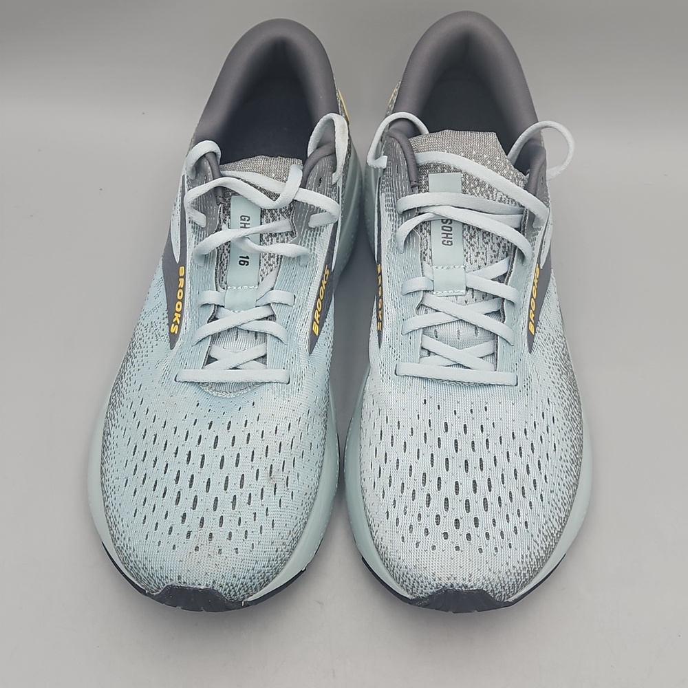 Brooks Ghost 16 "Cloud/Grey/Gold" Men's Running Shoe Sz 11 - Picture 7 of 13